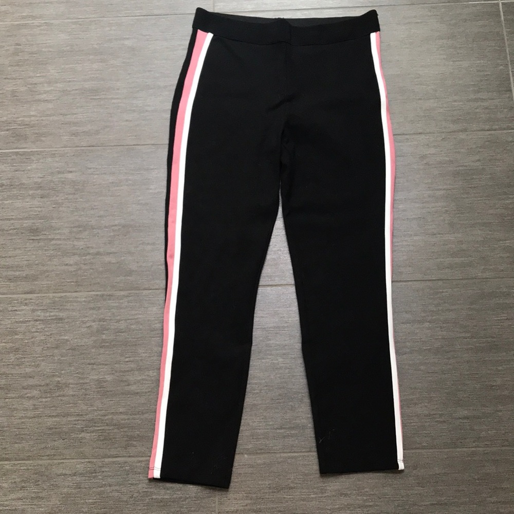 cute zara pants with colorful stripes